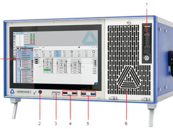  Introduction to the interface of DEWE3-P8 operation manual