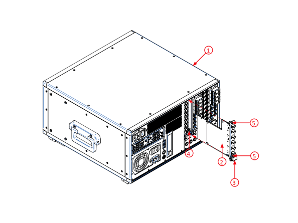  Install TRION/TRION3 module in power analyzer DEWE3-PA8