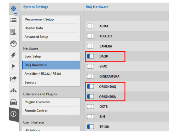  How to use DAQP and HSI modules in OXYGEN software