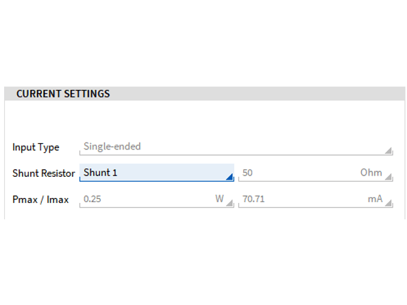  Use the Devtrong TRION board card to measure the current