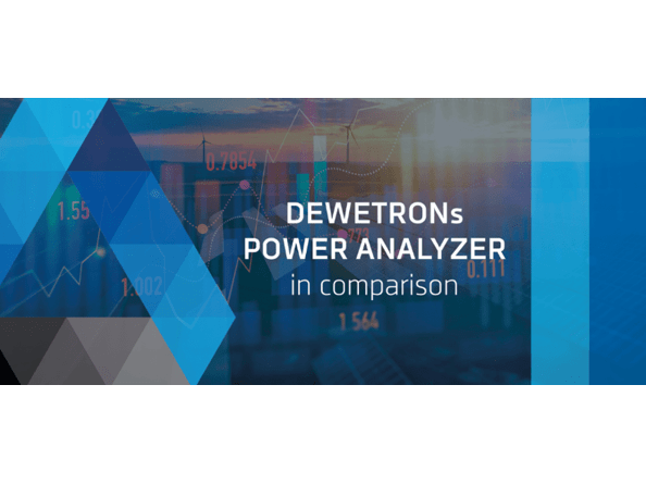  Comparison of DEWETRON power analyzer products